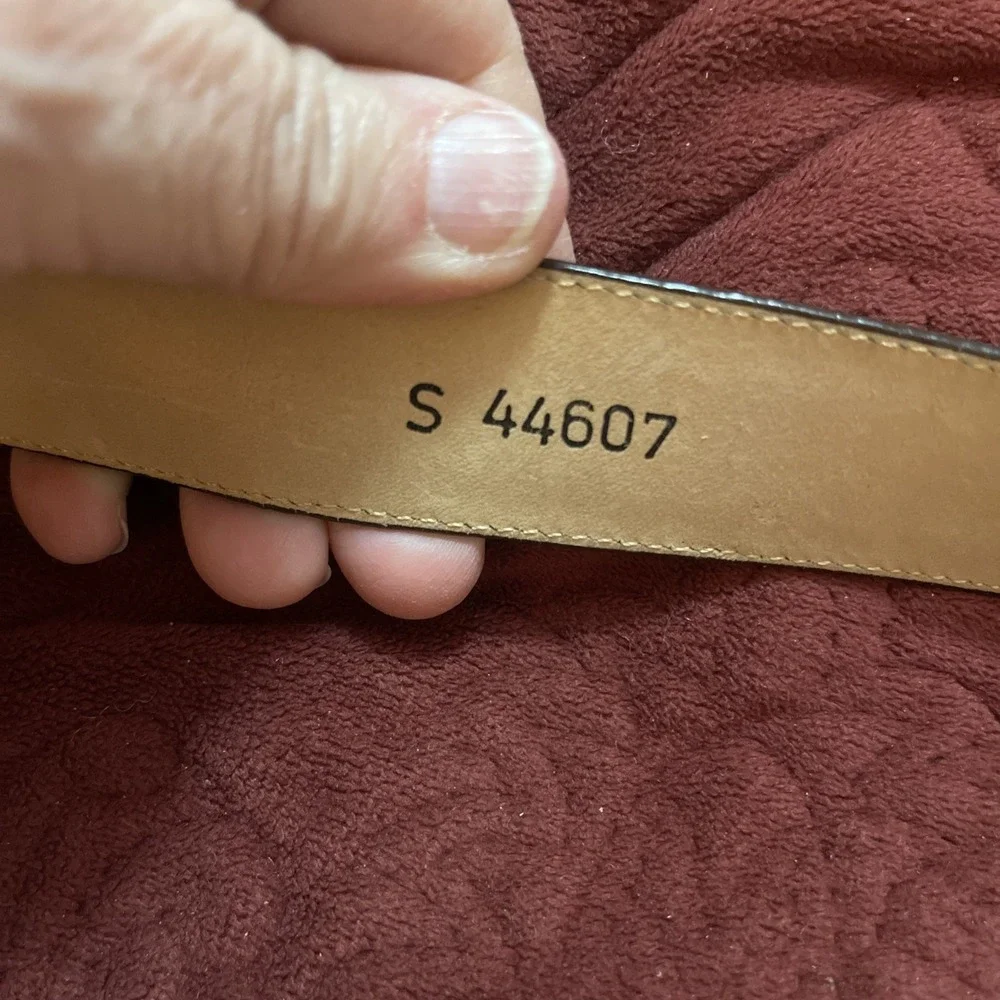 Vtg Brighton Belt S 44607 with Brown Leather and‎ Silver Embellishments, 1994